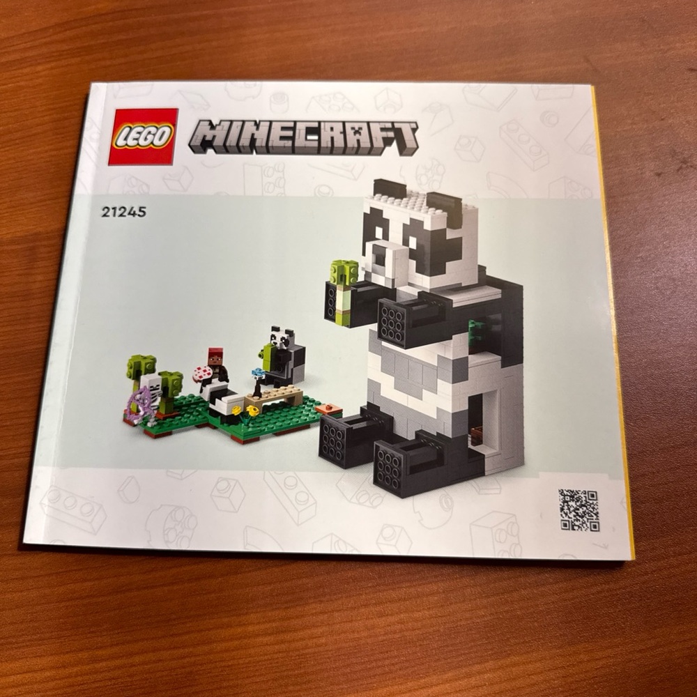 LEGO Minecraft The Panda Haven MANUAL ONLY